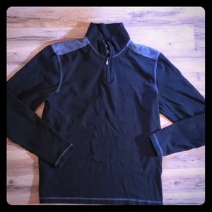 ❤ Alfani Half Zip Long Sleeve Shirt Sz Medium